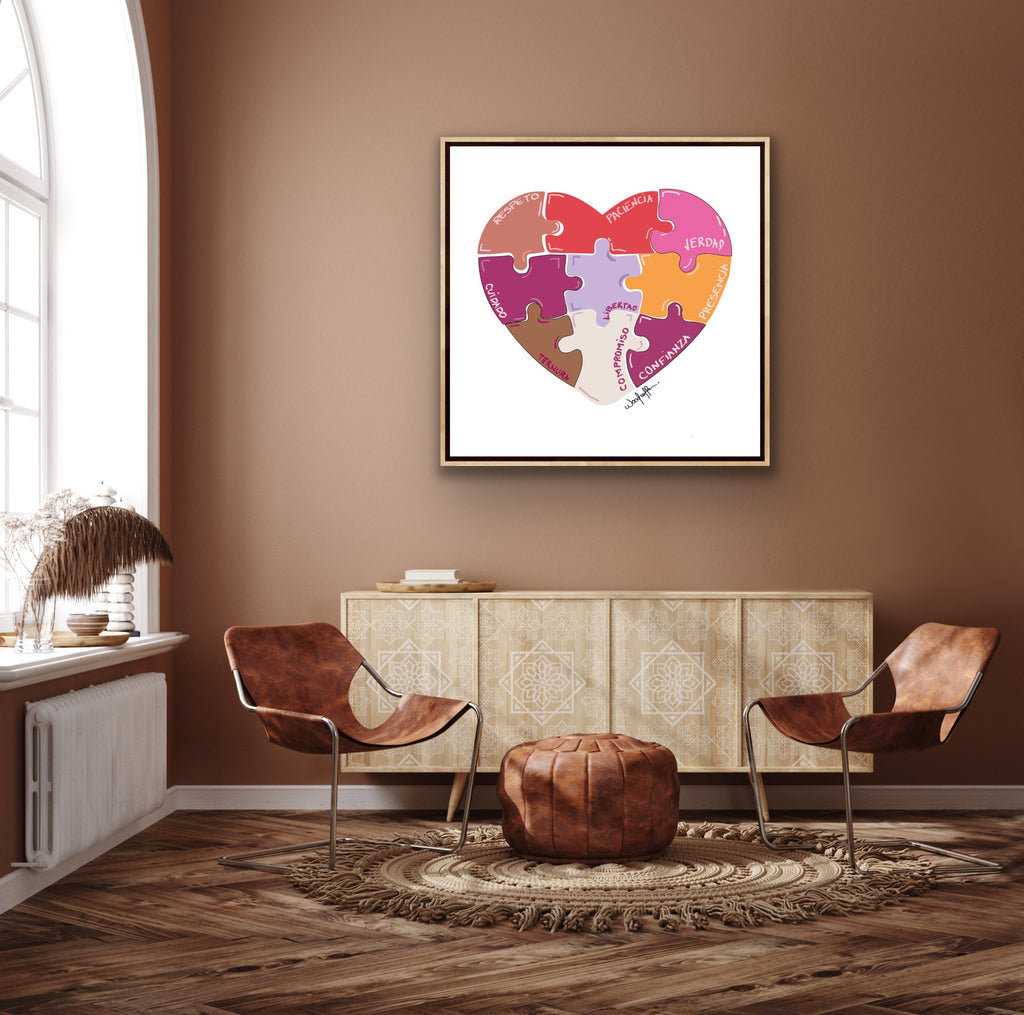 CORAZÓN-Art Puzzle